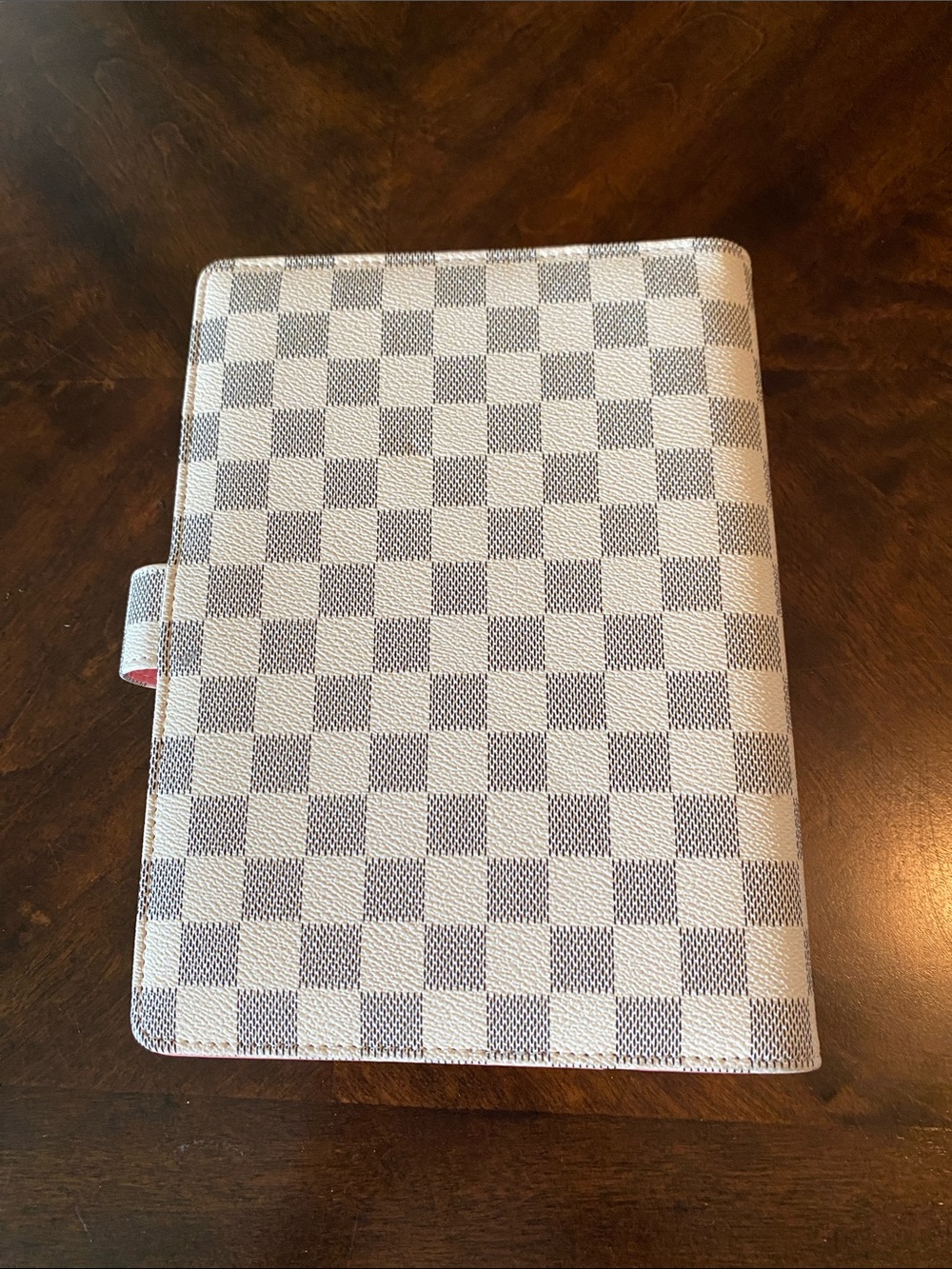 Checkered Print Notebook Budget Book Multi Use - Picture 6 of 6